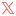 X-Twitter red icon