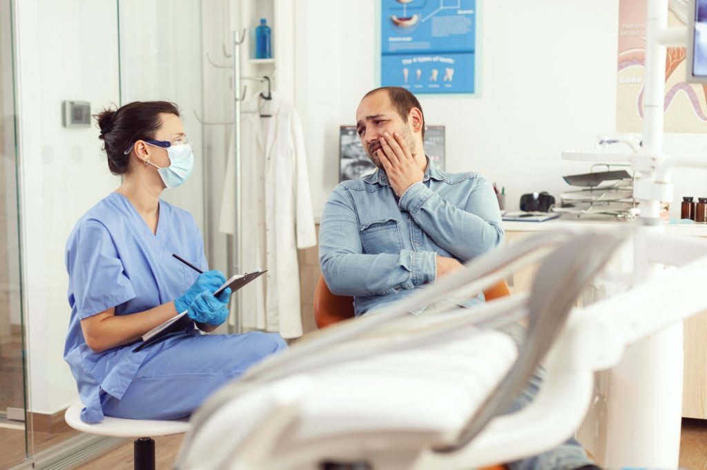 relaxed patient during dental treatment Windsor