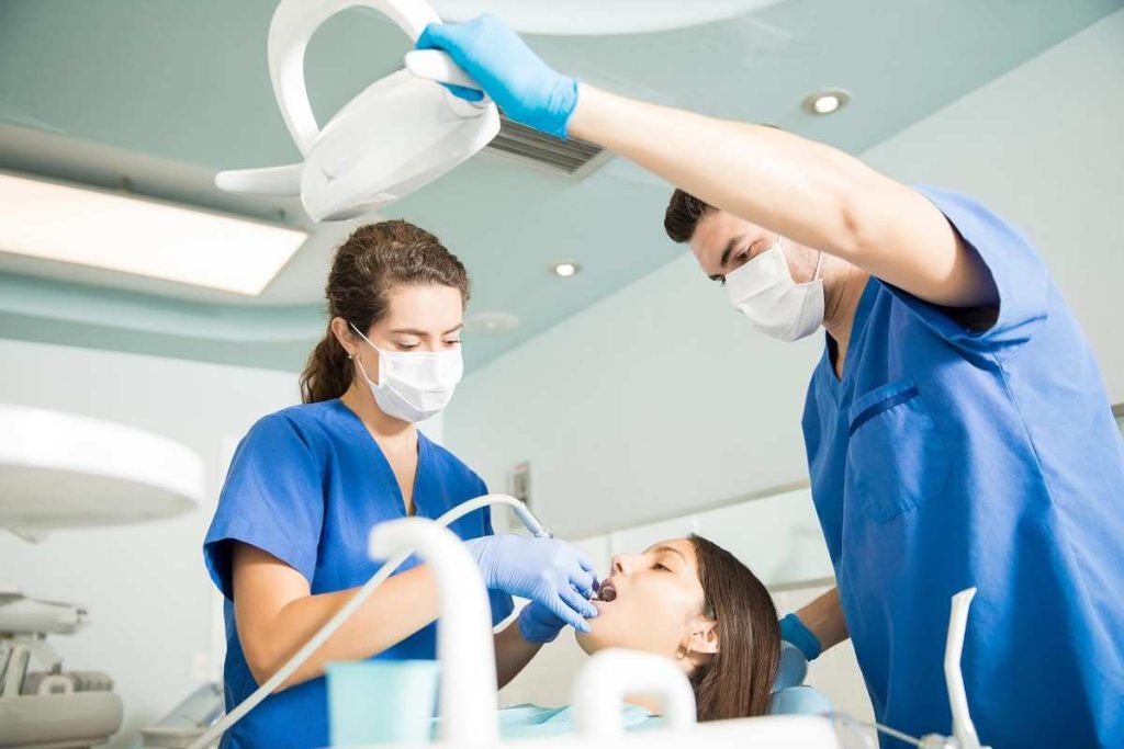 professional dentist Windsor treating patient